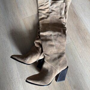 Brand New Dolce Vita Genuine Suede Over-the-Knee Boots – Size 10 Wide Calf